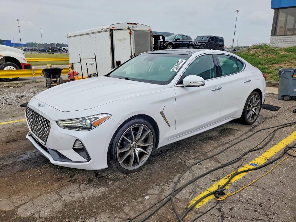 2019 Genesis G70 VIN KMTG44LA3KU013532 — COPART salvage auction photo