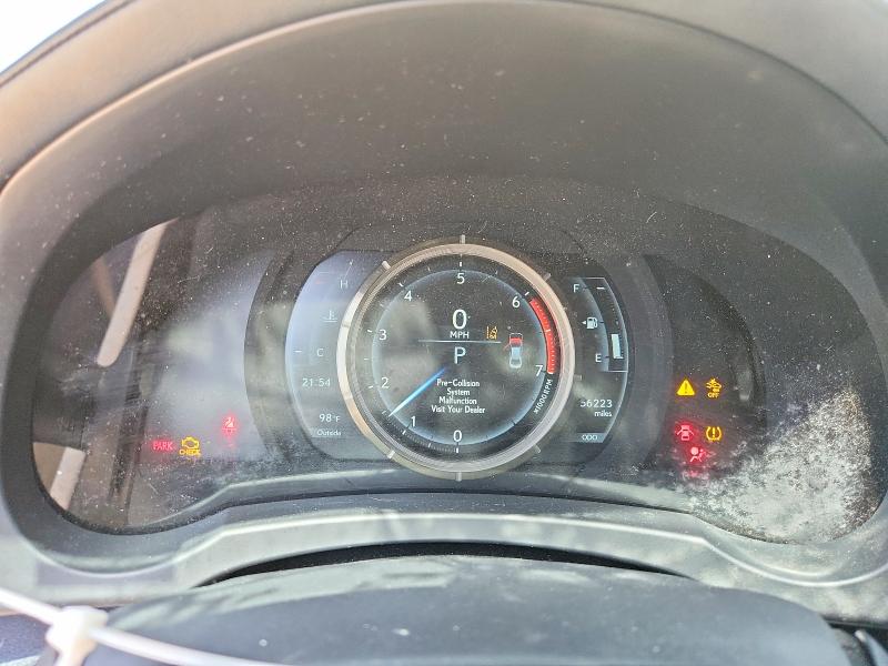 2019 Lexus Is VIN JTHBA1D28K5099954 COPART salvage auction — FRONT END, Tx - Salvage Vehicle Title, sold $7,000 on 2026-08-27 (photo 9)