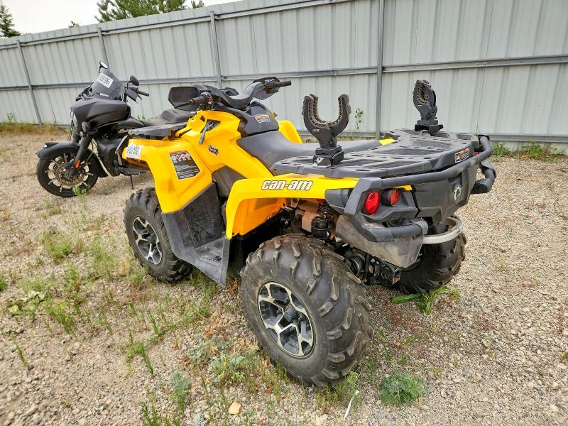 2014 Can-am/ brp Outlander VIN 3JBLKCP16EJ000021 COPART salvage auction — FRONT END, Nd - Salvage Previously Branded, sold $2,550 on 2026-09-24 (photo 3)