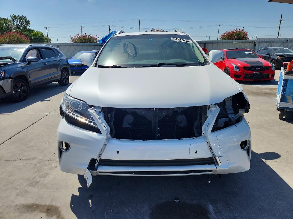 2015 Lexus Rx VIN 2T2ZK1BA2FC206377 COPART salvage auction — FRONT END, Tx - Salvage Vehicle Title, sold $8,900 on 2026-09-08 (photo 5)