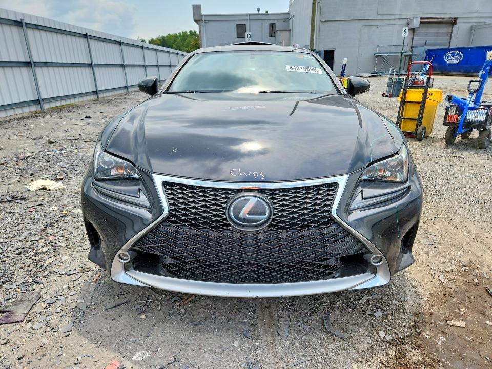 2016 Lexus Rc VIN JTHHE5BC9G5012877 COPART salvage auction — REAR END, Va - Cert Of Title - Salvage, sold $8,100 on 2026-09-09 (photo 5)