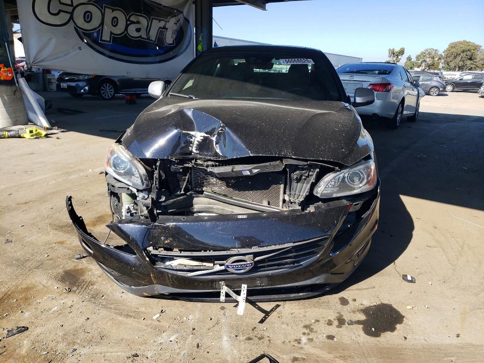2015 Volvo S60 VIN YV1902TS5F2334645 COPART salvage auction — FRONT END, Ca - Salvage Certificate, sold $2,500 on 2026-09-08 (photo 5)