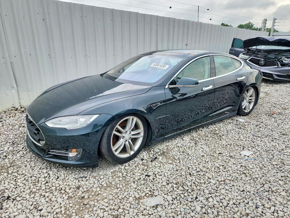 2013 Tesla Model s VIN 5YJSA1CN2DFP05490 COPART salvage auction — FRONT END, OH - CERTIFICATE OF TITLE, sold $925 on 2026-10-09 (photo 1)