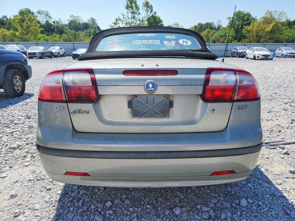 2004 Saab 9-3 VIN YS3FD79Y246016485 COPART salvage auction — WATER/FLOOD, Oh - Certificate Of Title, sold $100 on 2026-09-18 (photo 6)