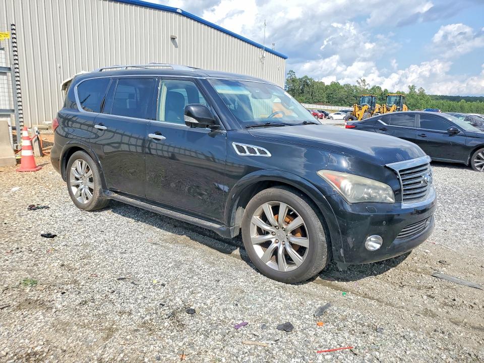 2012 Infiniti Qx56 VIN JN8AZ2ND5C9715328 COPART salvage auction — SIDE, Oh - Certificate Of Title, sold $1,350 on 2026-09-14 (photo 4)