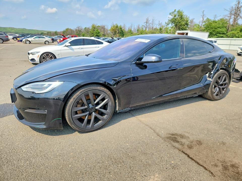 2021 Tesla Model s VIN 5YJSA1E6XMF433406 — COPART salvage auction photo