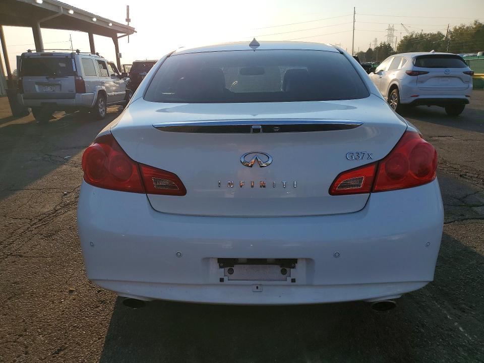 2013 Infiniti VIN JN1CV6AR0DM357291 COPART salvage auction — FRONT END, CO - SALVAGE TITLE, sold $3,000 on 2026-09-08 (photo 6)