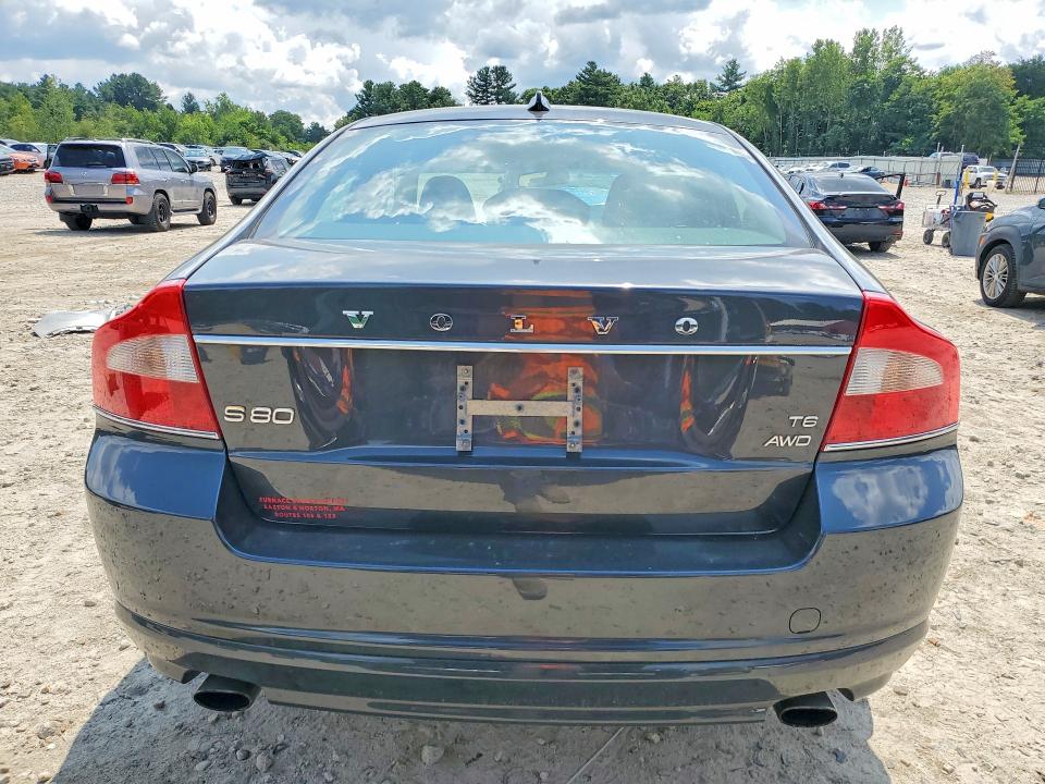 2010 Volvo S80 VIN YV1992AH0A1132534 COPART salvage auction — SIDE, MA - CERT OF TITLE-RECONSTRCTD COLL, sold $325 on 2026-08-20 (photo 6)