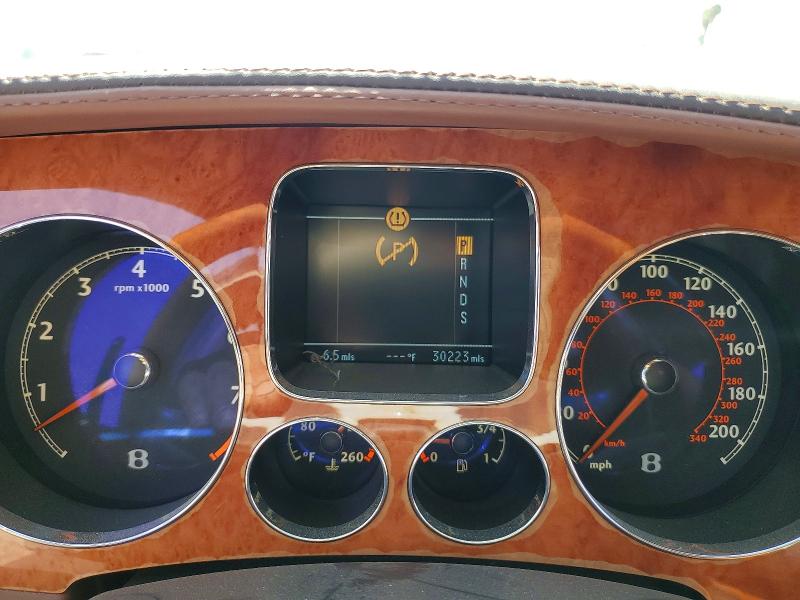 2007 Bentley Continenta VIN SCBBR93W87C041006 COPART salvage auction — VANDALISM, SC, sold $13,700 on 2026-09-18 (photo 9)