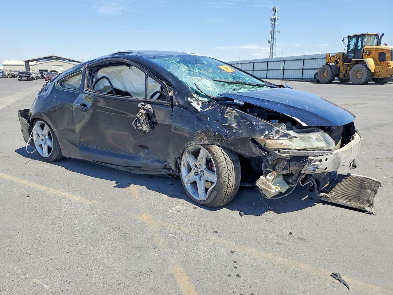 2012 Honda Civic VIN 2HGFG4A57CH709808 COPART salvage auction — Rollover, Sc - Salvage Title, sold $2,200 on 2026-09-21 (photo 4)