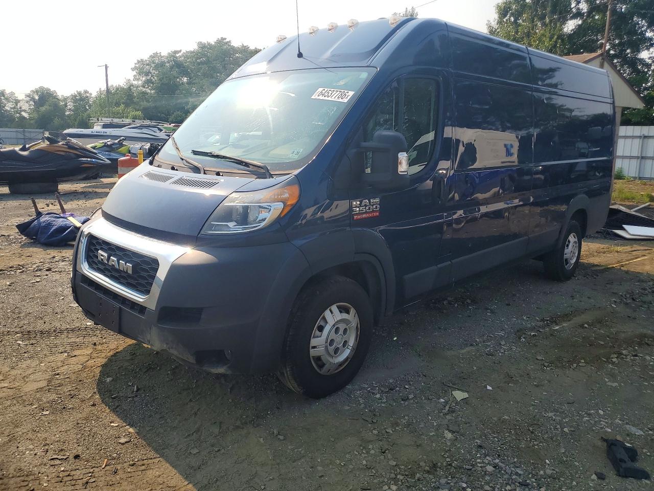 2021 Ram Promaster 3500 VIN 3C6MRVJG0ME568186 COPART salvage auction — Minor Dent/Scratches, WV - CERTIFICATE OF TITLE, sold $4,200 on 2026-09-11 (photo 1)