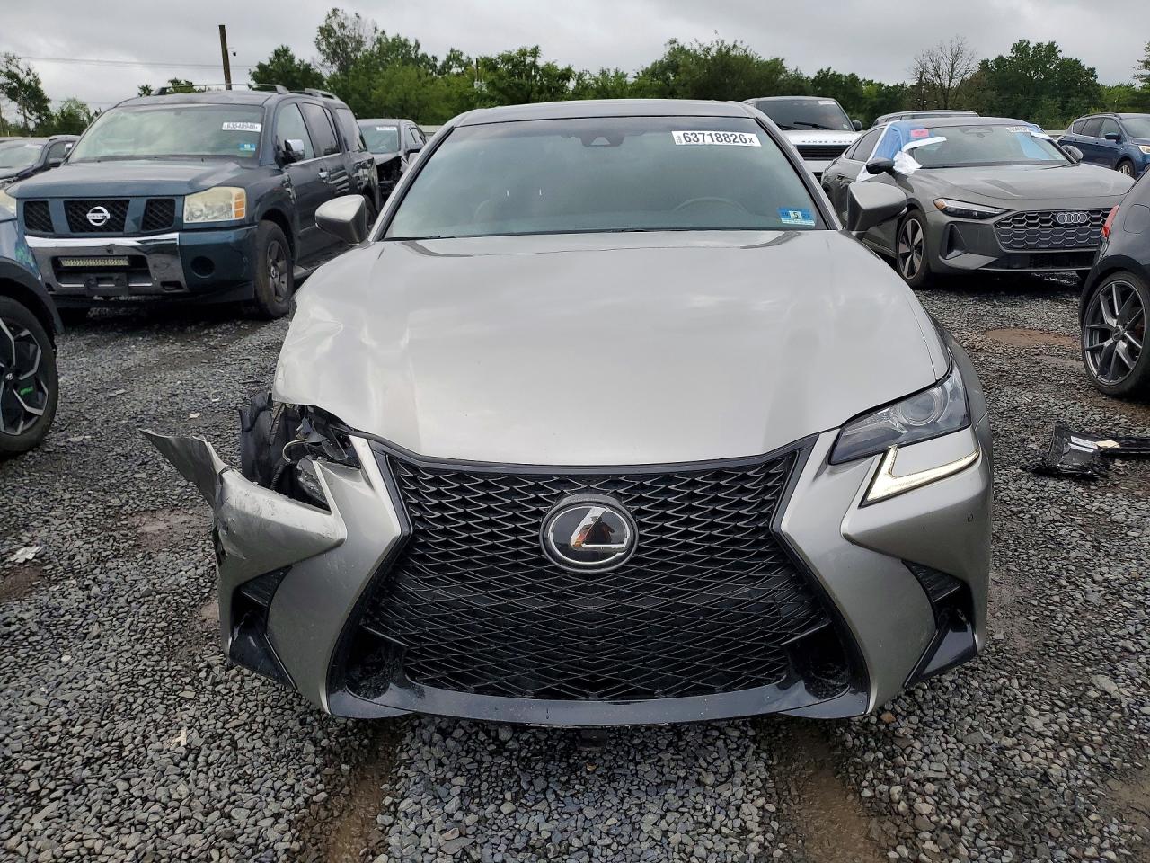 2018 Lexus GS VIN JTHCZ1BL6JA009375 COPART salvage auction — Front End, Sc - Salvage Title, sold $12,975 on 2026-09-18 (photo 5)