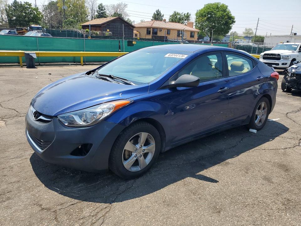 2013 Hyundai Elantra VIN KMHDH4AE2DU559104 COPART salvage auction — SIDE, Co - Public - Salvage Title, sold $1,000 on 2026-09-08 (photo 1)