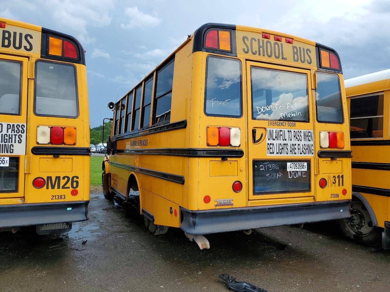 2012 Thomas All models VIN 4UZABPDU6CCBP5438 COPART salvage auction — Stripped, PA - CERT OF TITLE, sold $1,400 on 2026-09-11 (photo 3)