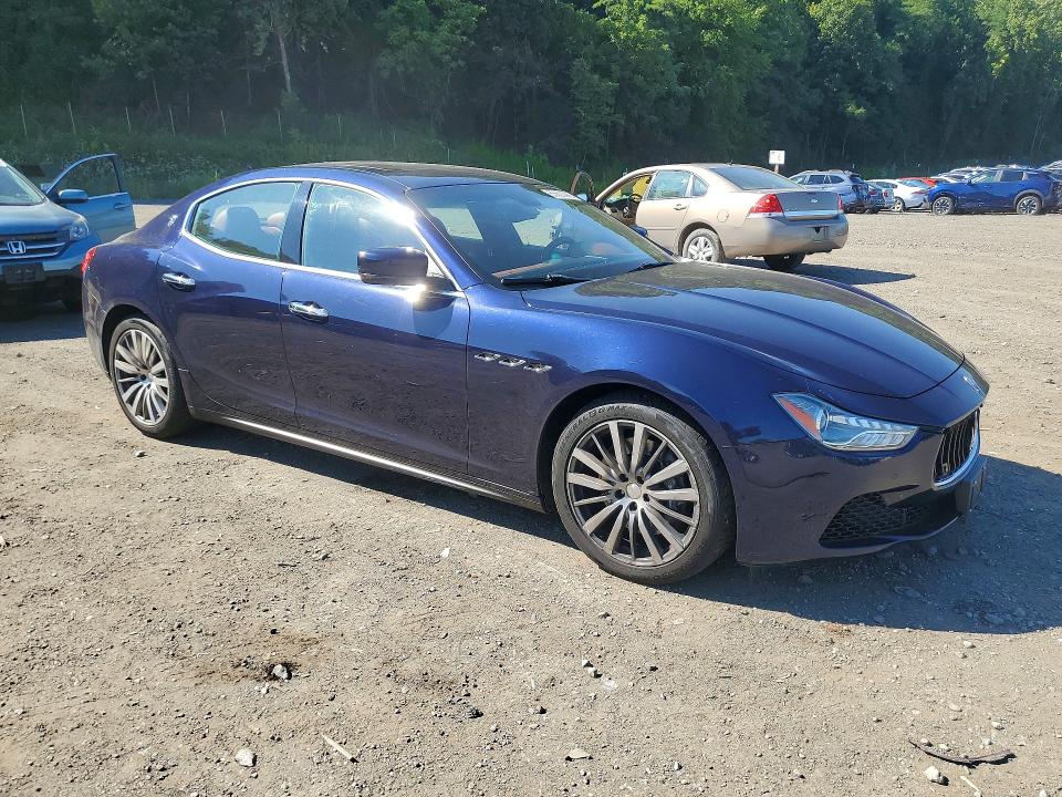 2016 Maserati Ghibli VIN ZAM57RTA0G1167694 COPART salvage auction — ROOF, Ny - Mv-907A Salvage Certificate, sold $3,850 on 2026-08-28 (photo 4)