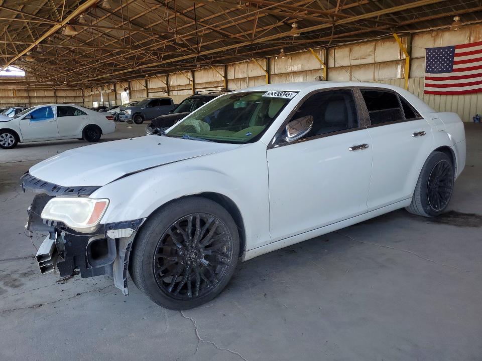 2012 Chrysler 300 VIN 2C3CCAAG3CH277767 COPART salvage auction — FRONT END, AZ - CERT OF TITLE - SALVAGE, sold $150 on 2026-09-07 (photo 1)