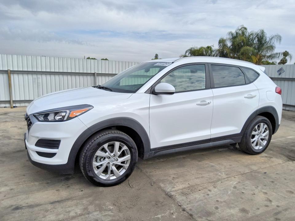 2021 Hyundai Tucson VIN KM8J33A48MU294806 — COPART salvage auction photo