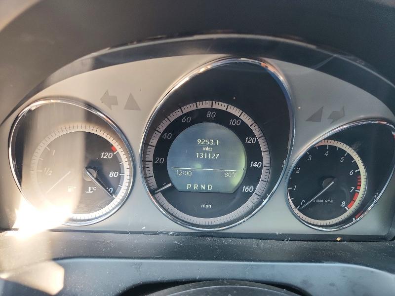 2009 Mercedes-benz C class VIN WDDGF81X79F223580 COPART salvage auction — FRONT END, NY - MV-907A SALVAGE CERTIFICATE, sold $500 on 2026-08-13 (photo 9)