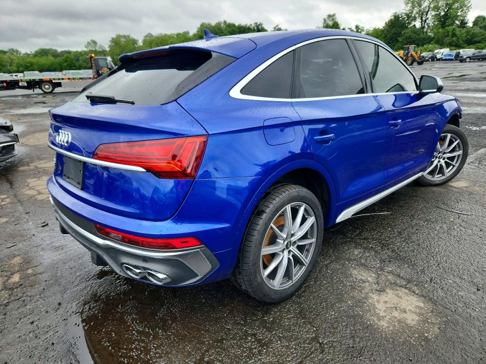 2022 Audi Sq5 VIN WA114AFYXN2039745 COPART salvage auction — FRONT END, Ct - Cert Of Title-Salvage, sold $0 on 2026-09-12 (photo 3)
