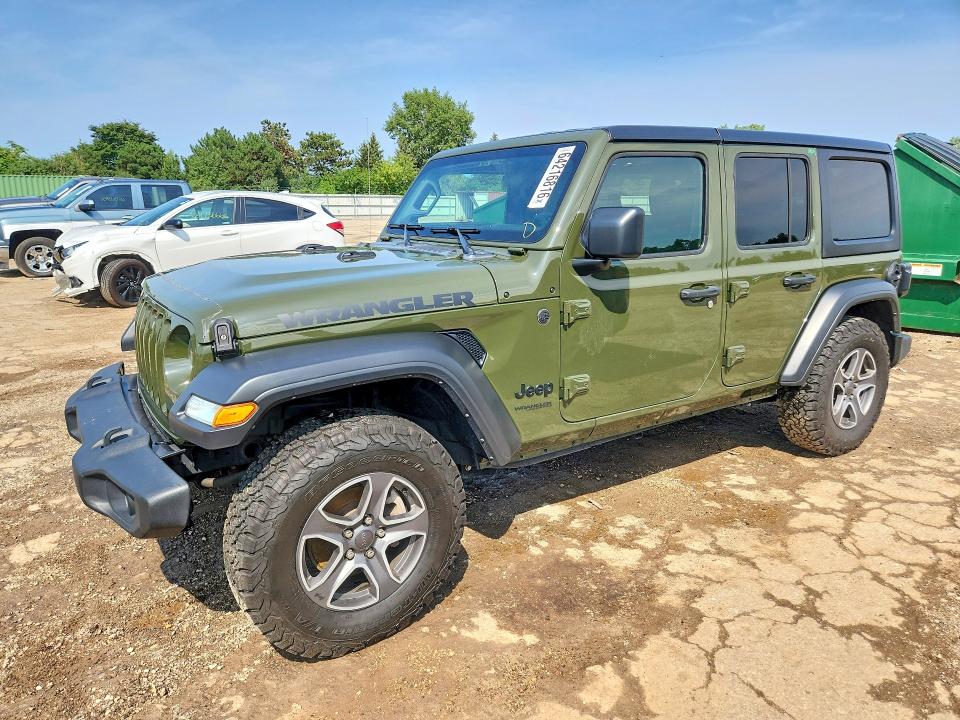 2022 Jeep Wrangler / VIN 1C4HJXDG8NW180140 — COPART salvage auction photo