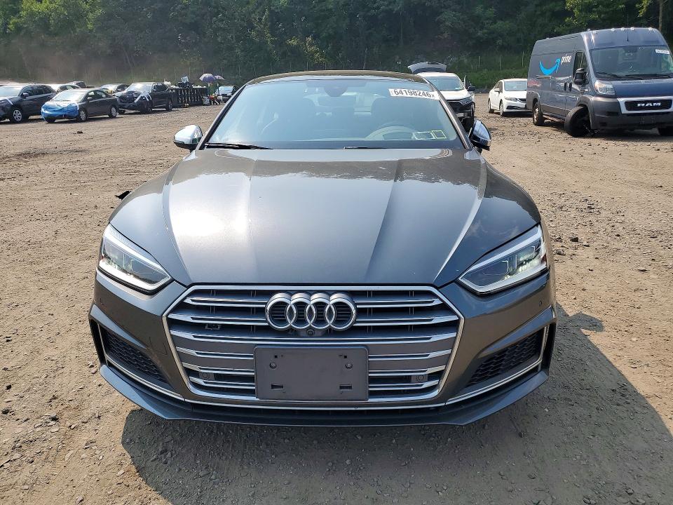 2018 Audi Rs5 VIN WAUC4CF53JA063799 COPART salvage auction — FRONT END, Ny - Mv-907A Salvage Certificate, sold $10,200 on 2026-08-17 (photo 5)