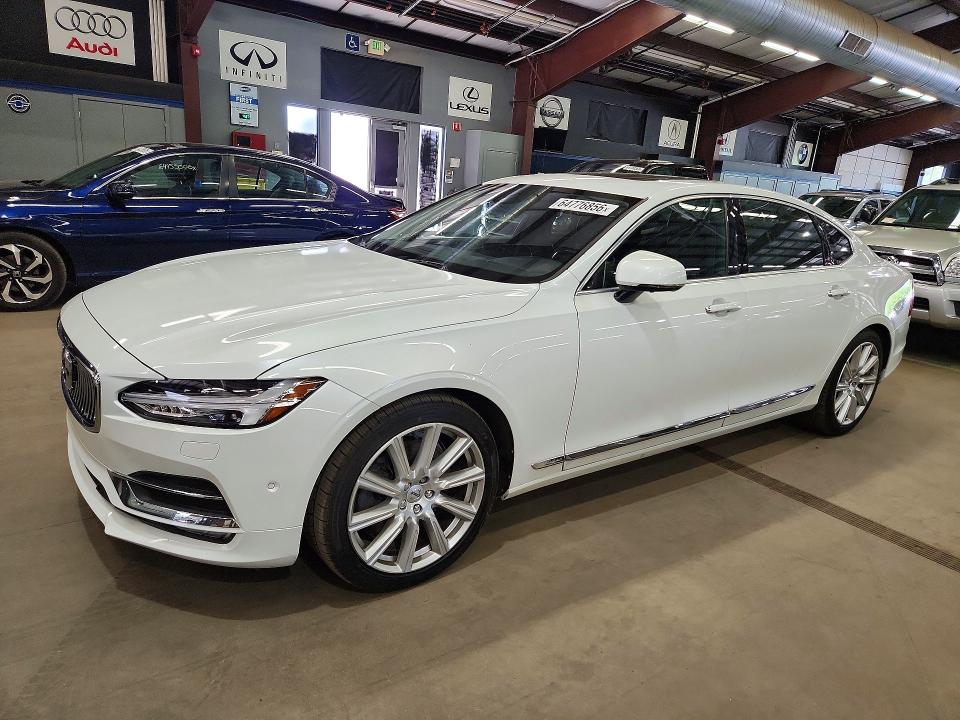 2018 Volvo S90 VIN LVY992ML3JP004865 — COPART salvage auction photo