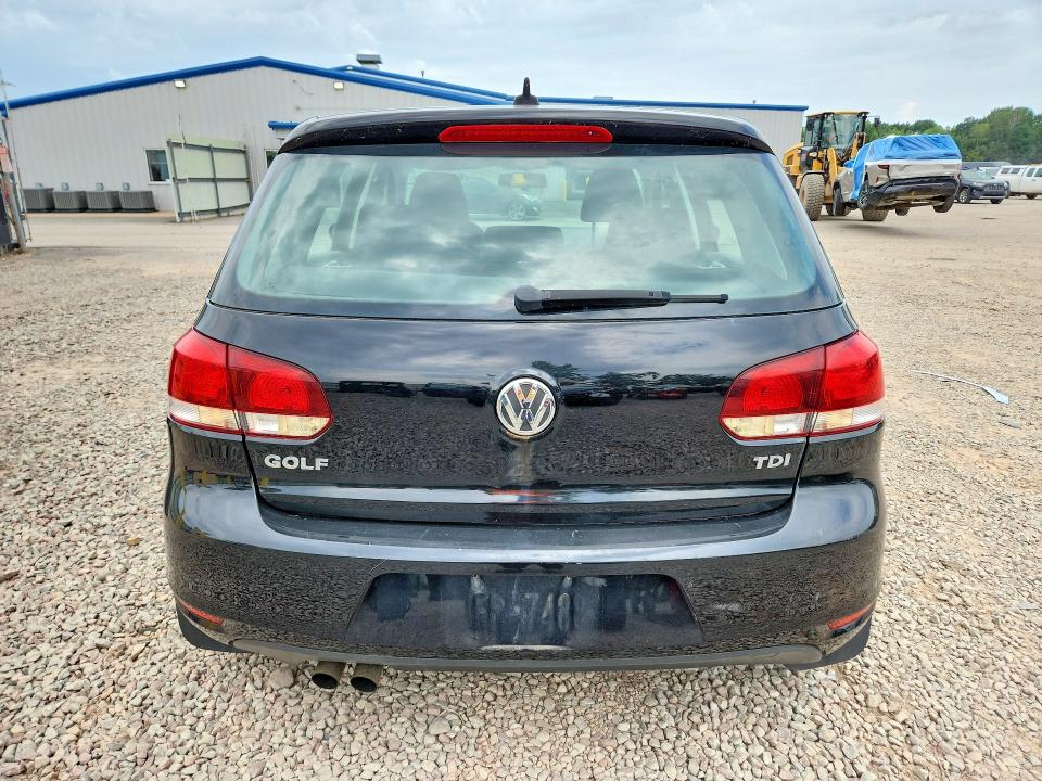 2013 Volkswagen Golf VIN WVWNM7AJ1DW123786 COPART salvage auction — MINOR DENT/SCRATCHES, NY - CERTIFICATE OF TITLE, sold $1,550 on 2026-08-12 (photo 6)