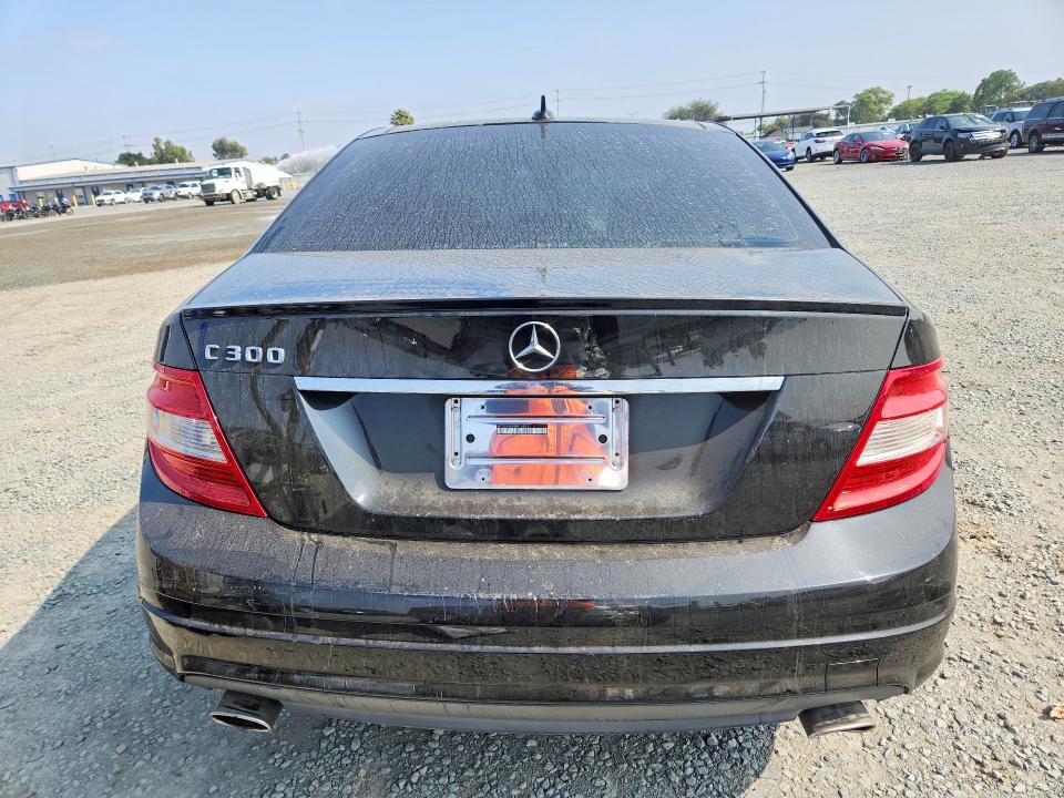 2011 Mercedes-benz C class VIN WDDGF5EB9BR158202 COPART salvage auction — FRONT END, CA - DIS/DLR/EXP ONLY CLEAN TITLE, sold $775 on 2026-08-14 (photo 6)
