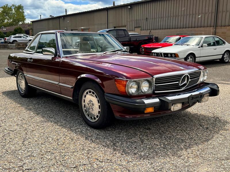 1987 Mercedes-benz 560 VIN WDBBA48D6HA062625 COPART salvage auction — NORMAL WEAR, CT - CERTIFICATE OF TITLE (P), sold $8,000 on 2026-09-02 (photo 1)