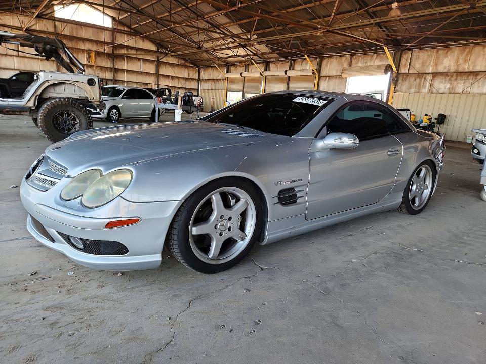2004 Mercedes-benz Sl-class VIN WDBSK74F84F066596 — COPART salvage auction photo