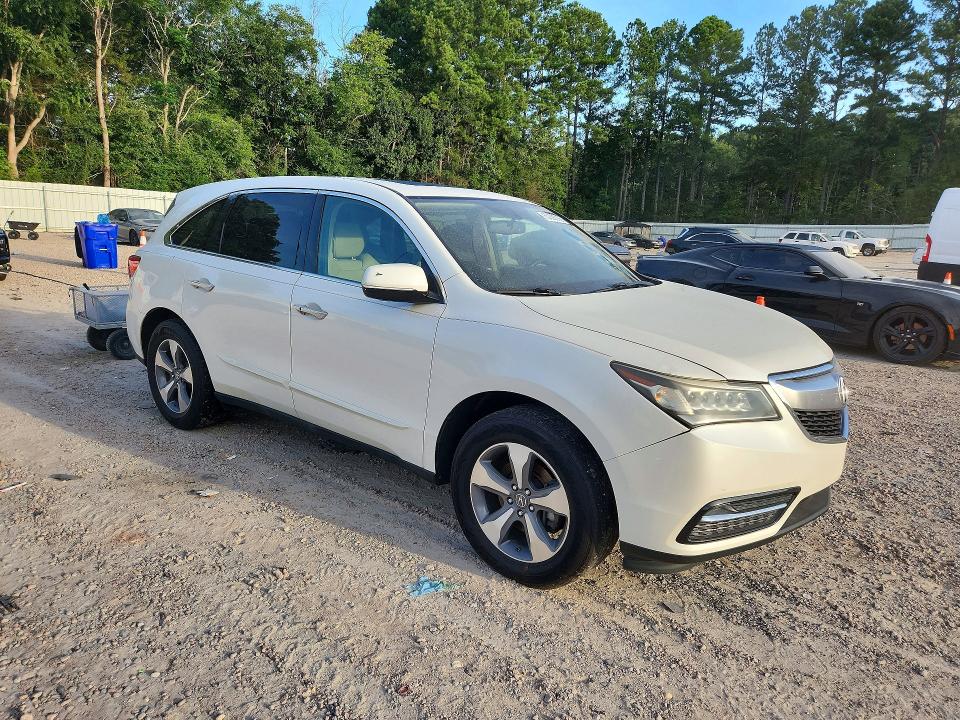 2014 Acura Mdx VIN 5FRYD4H2XEB004780 COPART salvage auction — MINOR DENT/SCRATCHES, Nc - Dealer Only Clean Title, sold $2,650 on 2026-08-25 (photo 4)