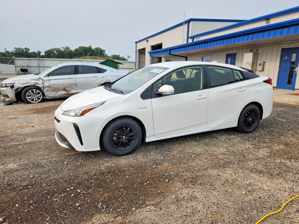 2021 Toyota Prius VIN JTDKAMFU3M3140393 — COPART salvage auction photo