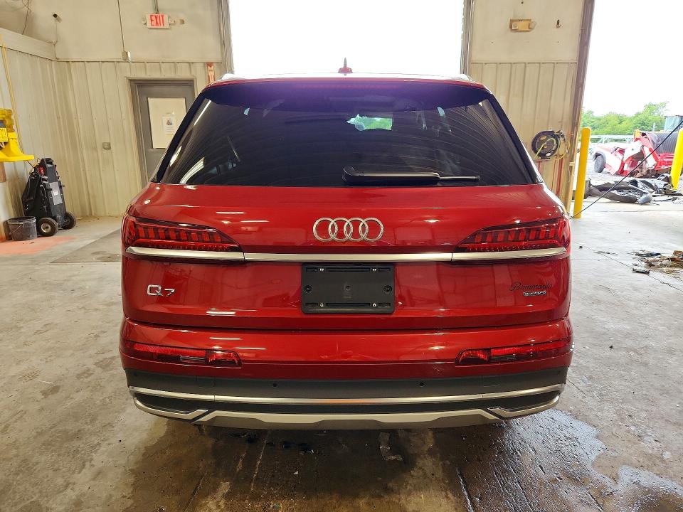 2023 Audi Q7 VIN WA1VXBF72PD012715 COPART salvage auction — FRONT END, Salvage Title, sold $25,000 on 2026-08-25 (photo 6)