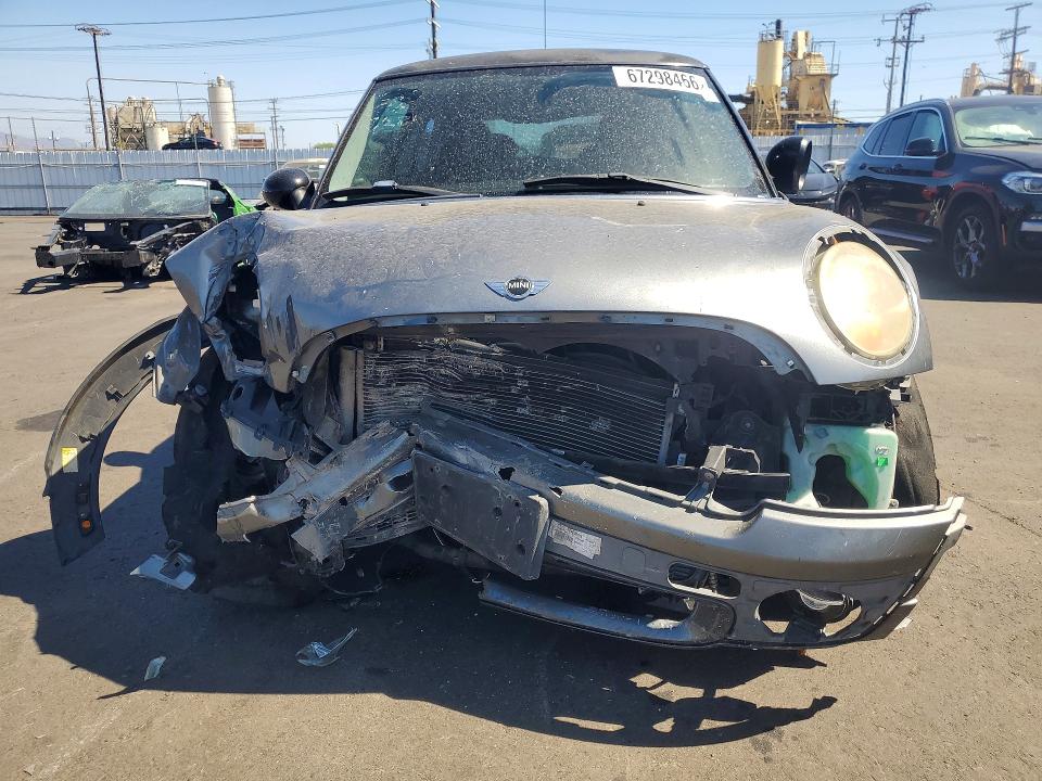 2010 Mini Cooper VIN WMWMF3C58ATZ66019 COPART salvage auction — FRONT END, Ca - Salvage Certificate, sold $225 on 2026-09-14 (photo 5)