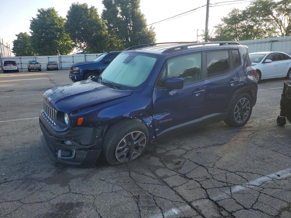 2016 Jeep Renegade VIN ZACCJABT6GPD84622 COPART salvage auction — FRONT END, Oh - Cert Of Title-Salvage, sold $150 on 2026-08-07 (photo 1)