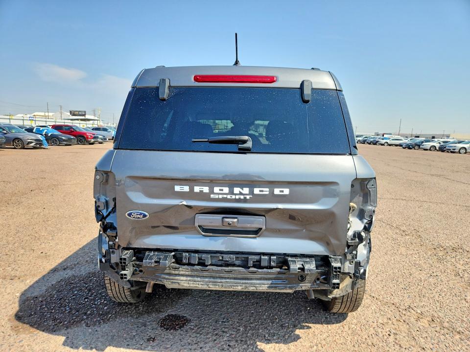 2025 Ford Bronco sport VIN 3FMCR9BN7SRE35385 COPART salvage auction — REAR END, AZ - CERTIFICATE OF TITLE (P), sold $15,000 on 2026-08-24 (photo 6)
