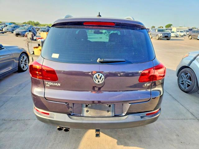 2016 Volkswagen Tiguan VIN WVGAV7AX3GW596329 COPART salvage auction — NORMAL WEAR, Tx - Certificate Of Title, sold $2,000 on 2026-08-10 (photo 6)