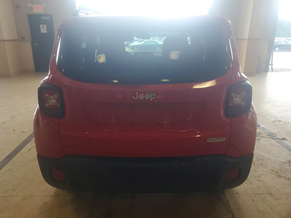 2015 Jeep Renegade VIN ZACCJABH7FPC24291 COPART salvage auction — MECHANICAL, Wv - Certificate Of Title, sold $125 on 2026-08-18 (photo 6)