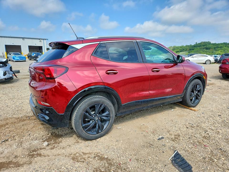 2024 Buick Encore gx VIN KL4AMDSL1RB201649 COPART salvage auction — WATER/FLOOD, TX - SALVAGE TITLE-FLOOD DAMAGE (P), sold $10,400 on 2026-08-19 (photo 3)