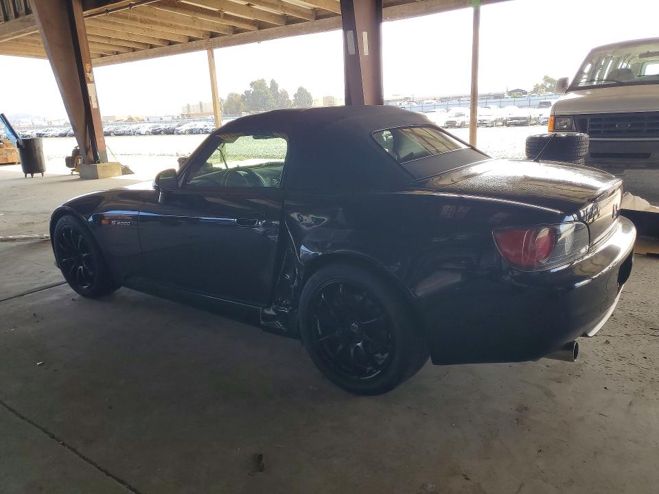 2002 Honda S2000 VIN JHMAP11462T006859 COPART salvage auction — SIDE, Ca - Salvage Certificate, sold $19,100 on 2026-08-17 (photo 2)