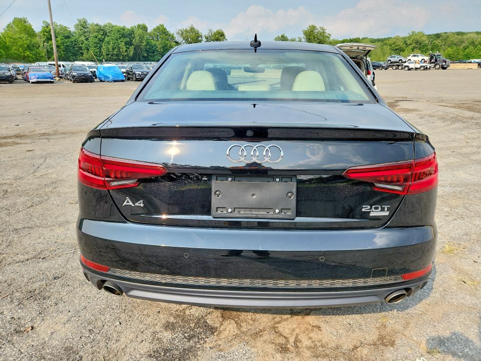 2018 Audi A4 VIN WAULMAF40JA086405 COPART salvage auction — FRONT END, Ny - Mv-907A Salvage Certificate, sold $7,100 on 2026-09-03 (photo 6)