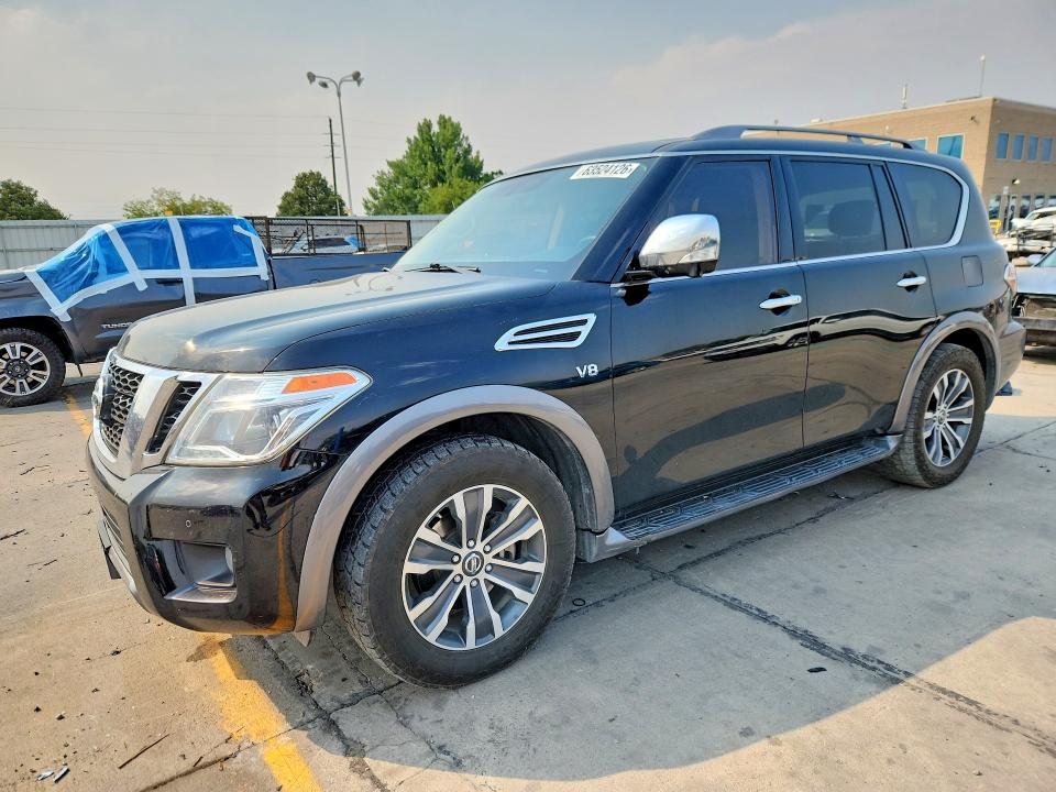 2019 Nissan Armada VIN JN8AY2NC3K9582948 — COPART salvage auction photo