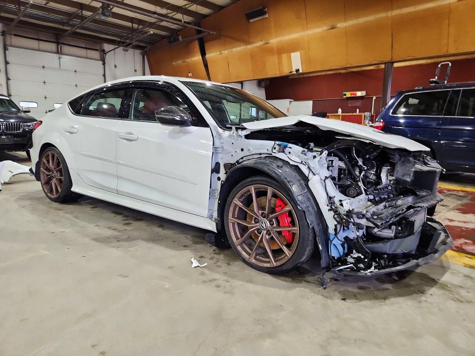 2024 Acura Integra VIN 19UDE5G95RA000394 COPART salvage auction — FRONT END, NY - MV-907A SALVAGE CERTIFICATE, sold $11,700 on 2026-08-31 (photo 4)