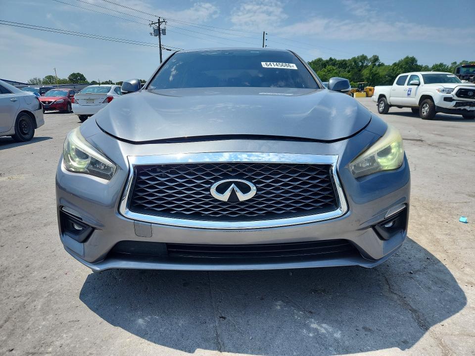 2019 Infiniti Q50 VIN JN1CV7AR8KM350074 COPART salvage auction — MINOR DENT/SCRATCHES, Tn - Cert Of Title-Rebuilt Vehicle, sold $4,150 on 2026-08-26 (photo 5)