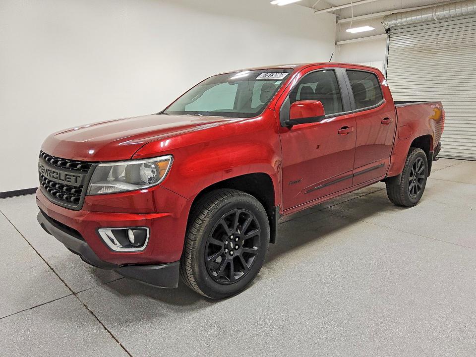 2019 Chevrolet Colorado VIN 1GCGTCEN8K1316982 — COPART salvage auction photo