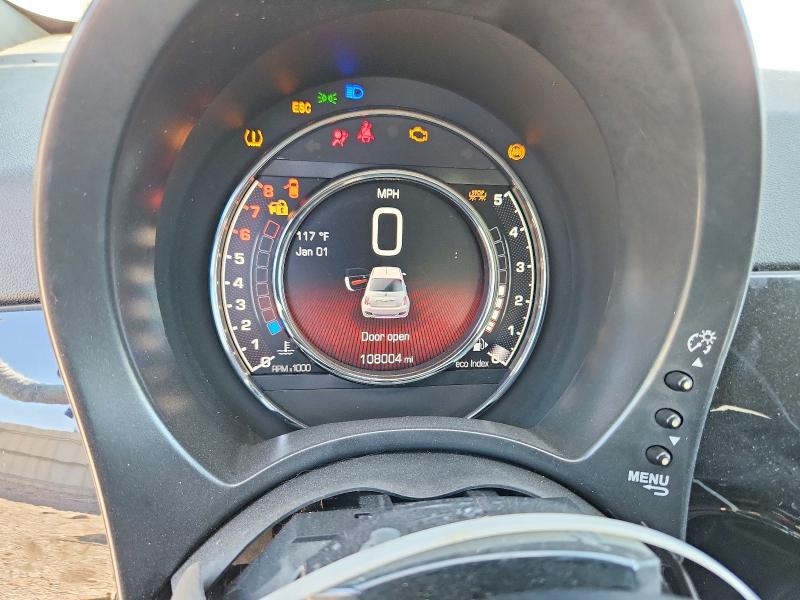 2015 Fiat 500 VIN 3C3CFFBR2FT642729 COPART salvage auction — FRONT END, Nv - Salvage Title, sold $400 on 2026-10-01 (photo 9)