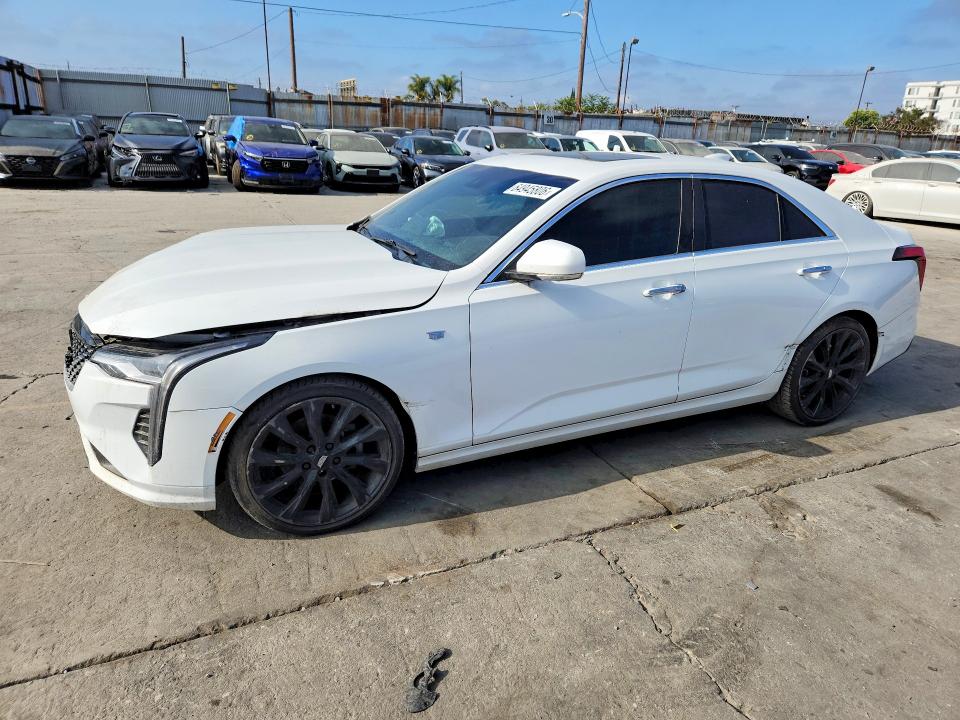 2023 Cadillac Ct4 VIN 1G6DJ5RK5P0123158 COPART salvage auction — FRONT END, Ca - Salvage Certificate, sold $7,400 on 2026-08-19 (photo 1)