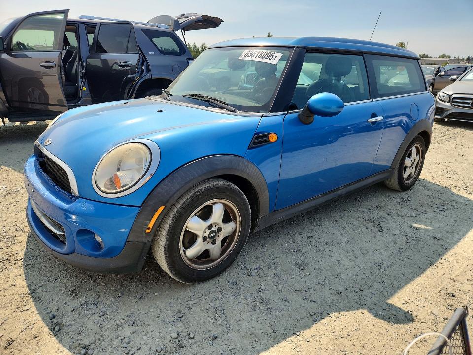 2011 Mini Cooper clubman VIN WMWZF3C5XBT267515 COPART salvage auction — REAR END, CA - DIS/DLR/EXP ONLY CLEAN TITLE, sold $325 on 2026-08-06 (photo 1)