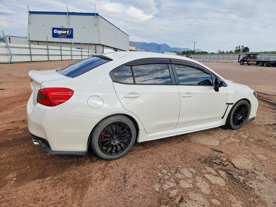 2015 Subaru Wrx VIN JF1VA1D62F9825345 COPART salvage auction — HAIL, CO - CERTIFICATE OF TITLE, sold $2,650 on 2026-09-04 (photo 3)
