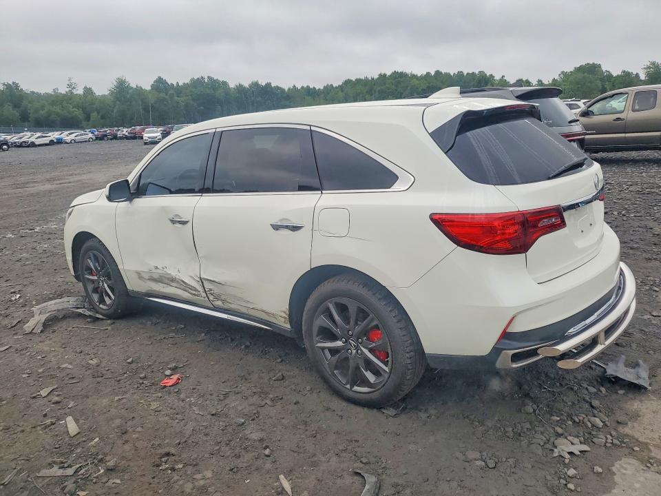 2017 Acura Mdx VIN 5FRYD4H32HB001806 COPART salvage auction — SIDE, Pa - Certificate Of Salvage, sold $8,500 on 2026-09-02 (photo 2)